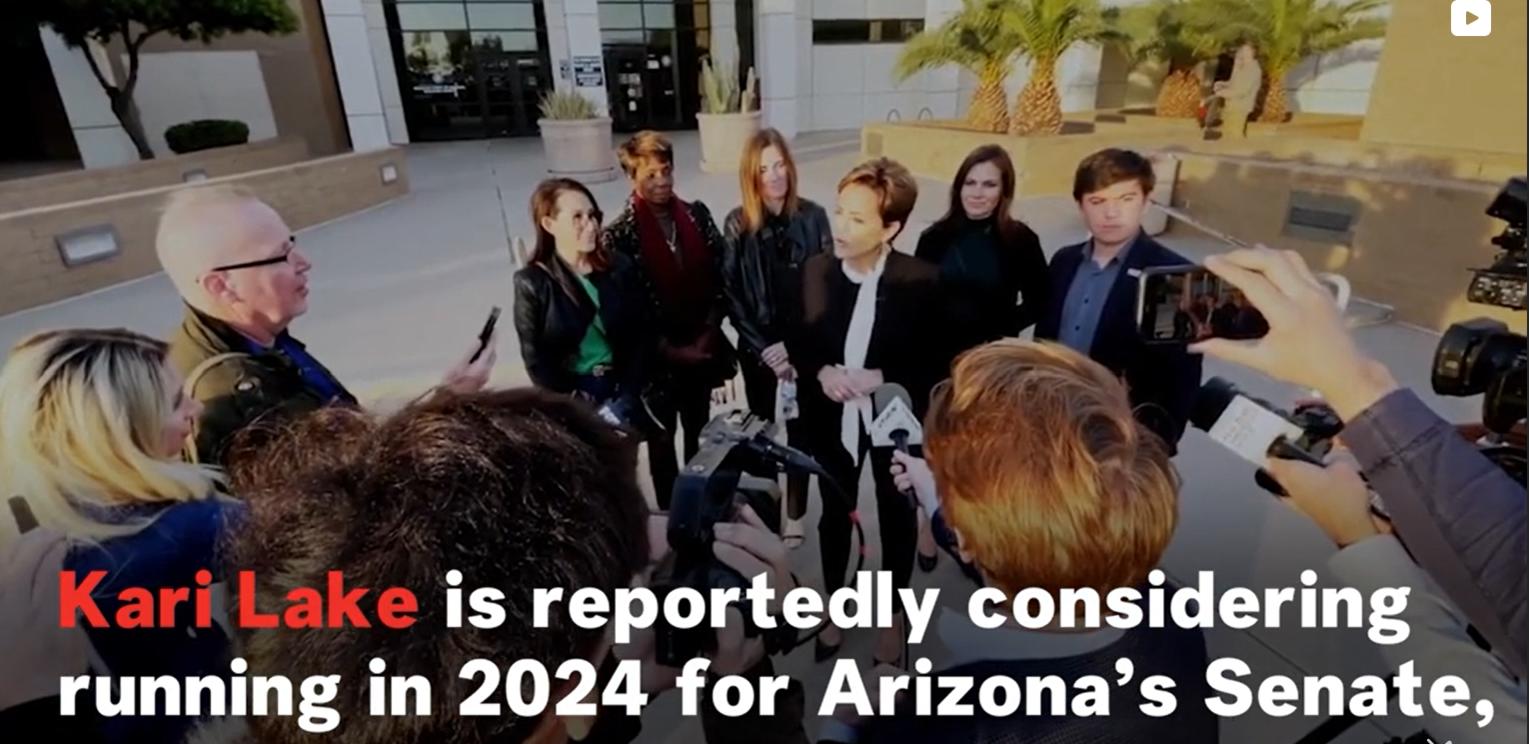 Thưa kiện bầu cử thống đốc chưa xong, Kari Lake đang xem xét tranh cử Thượng Nghị Sĩ bang Arizona